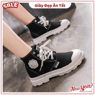 Bốt vải dây buộc đế răng cưa PaLa