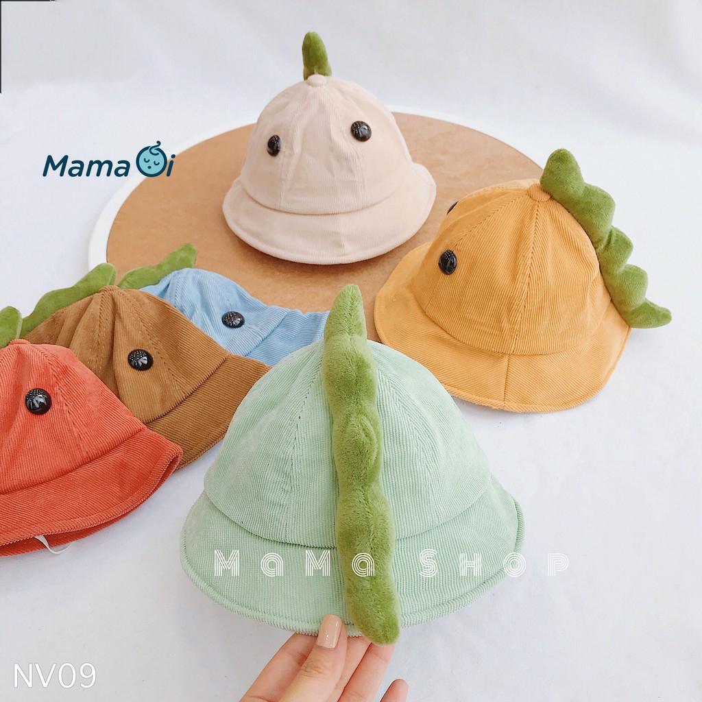 NV09 Nón vành khủng long ngộ nghĩnh họa tiết hoạt hình đáng yêu cho bé từ 6 - 18 tháng của Mama Ơi - Thời trang cho bé