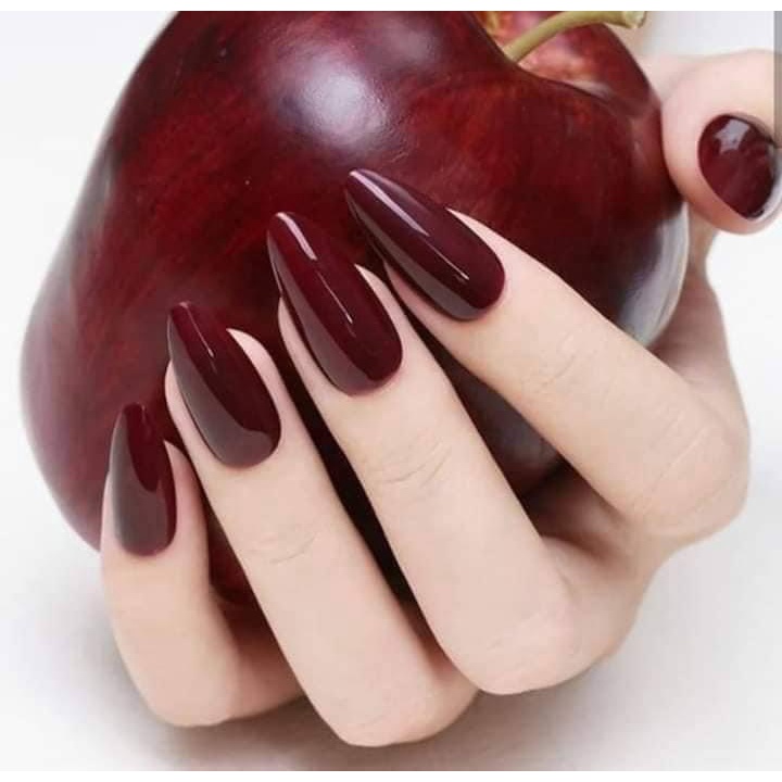 Sơn móng tay , sơn gel màu Nâu Đỏ siêu ưa chuộng , 15 ml