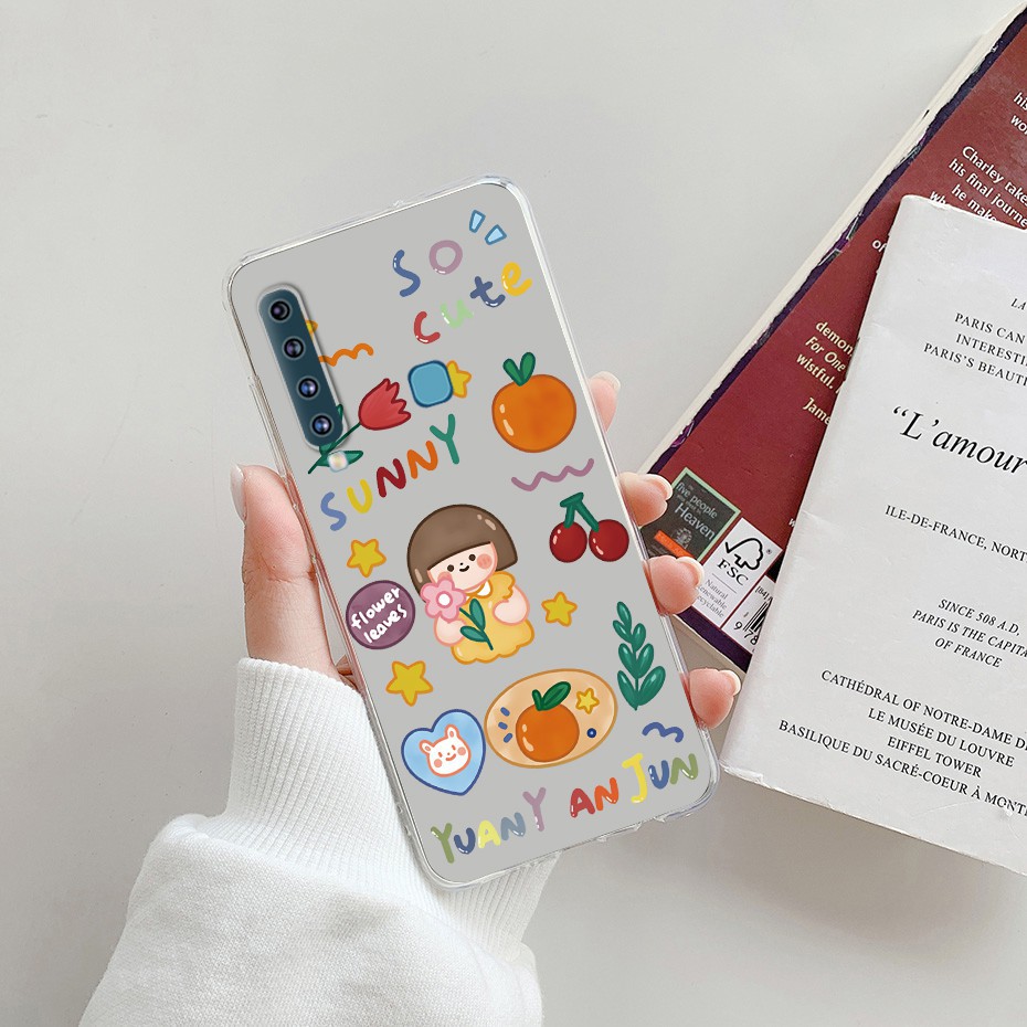 Ốp điện thoại TPU silicon mềm in hoạt hình cho Samsung Galaxy A9 2018 A920