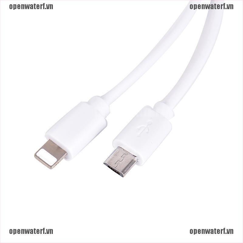 Cáp Sạc Nhanh 2 Trong 1 Cho Iphone Samsung Mp3