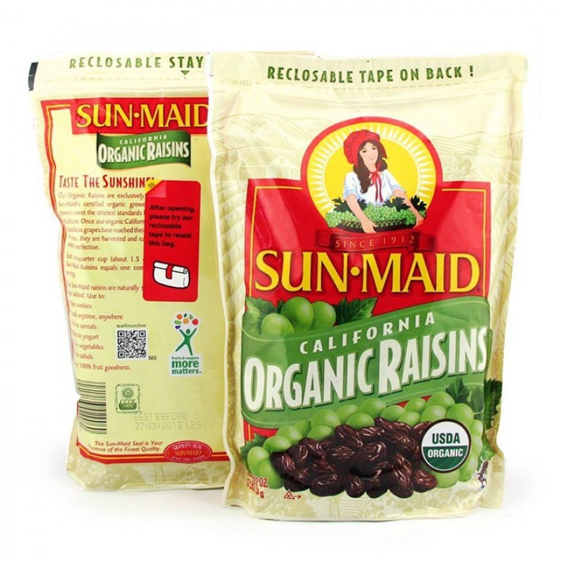 Nho khô Sunmaid Organic raisins 907g