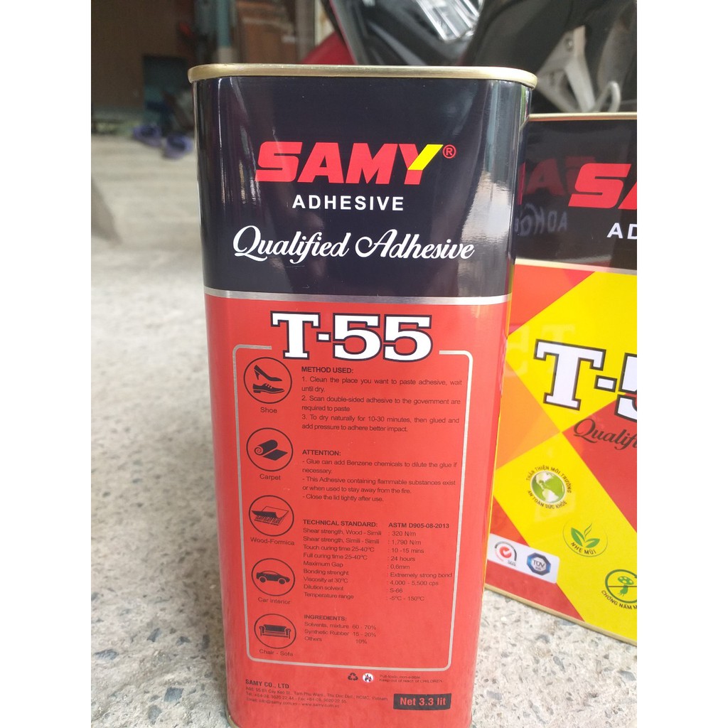 Keo dán cỏ nhân tạo Samy T55, thùng 3kg