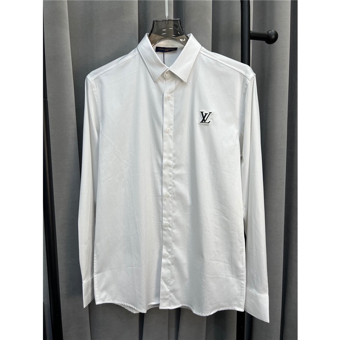 Áo Sơ Mi Nam Tay DàI Thêu Logo L0uis Vu1tt 2022, Size M-4XL