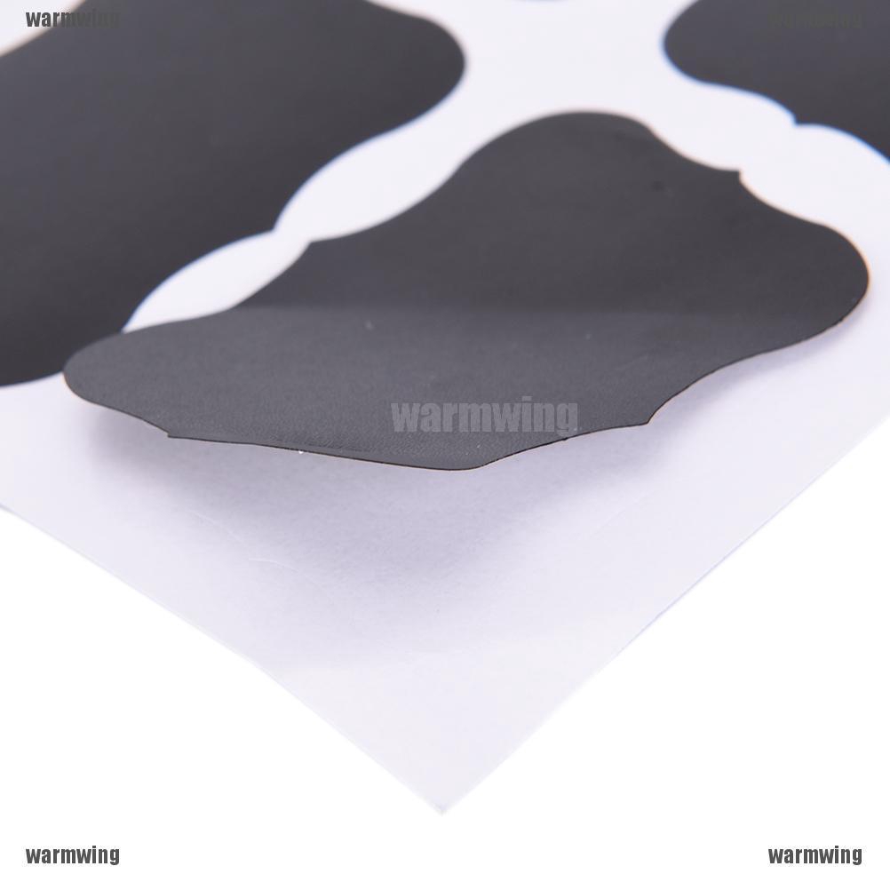 Bộ 36 Miếng Dán Màu Đen Trang Trí Tiện Dụng