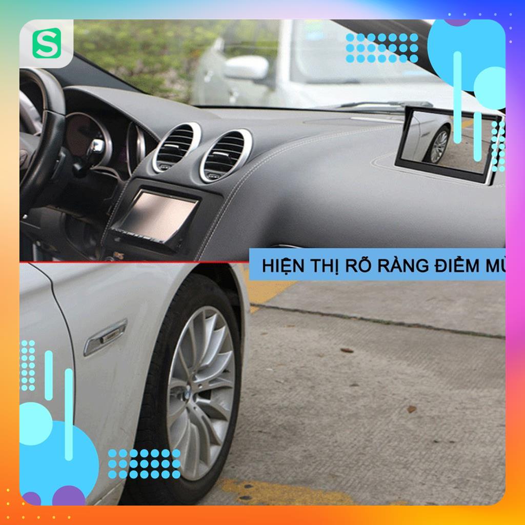 Camera Cặp Lề Ô Tô - ( Combo Màn Hình 4.3 LCD + Camera Căn Lề Không Cần Khoan Gương ) MSP69973 MSP21235