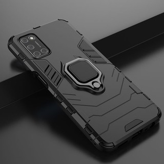 Ốp điện thoại TPU silicone + PC cứng có giá đỡ cho OPPO A52