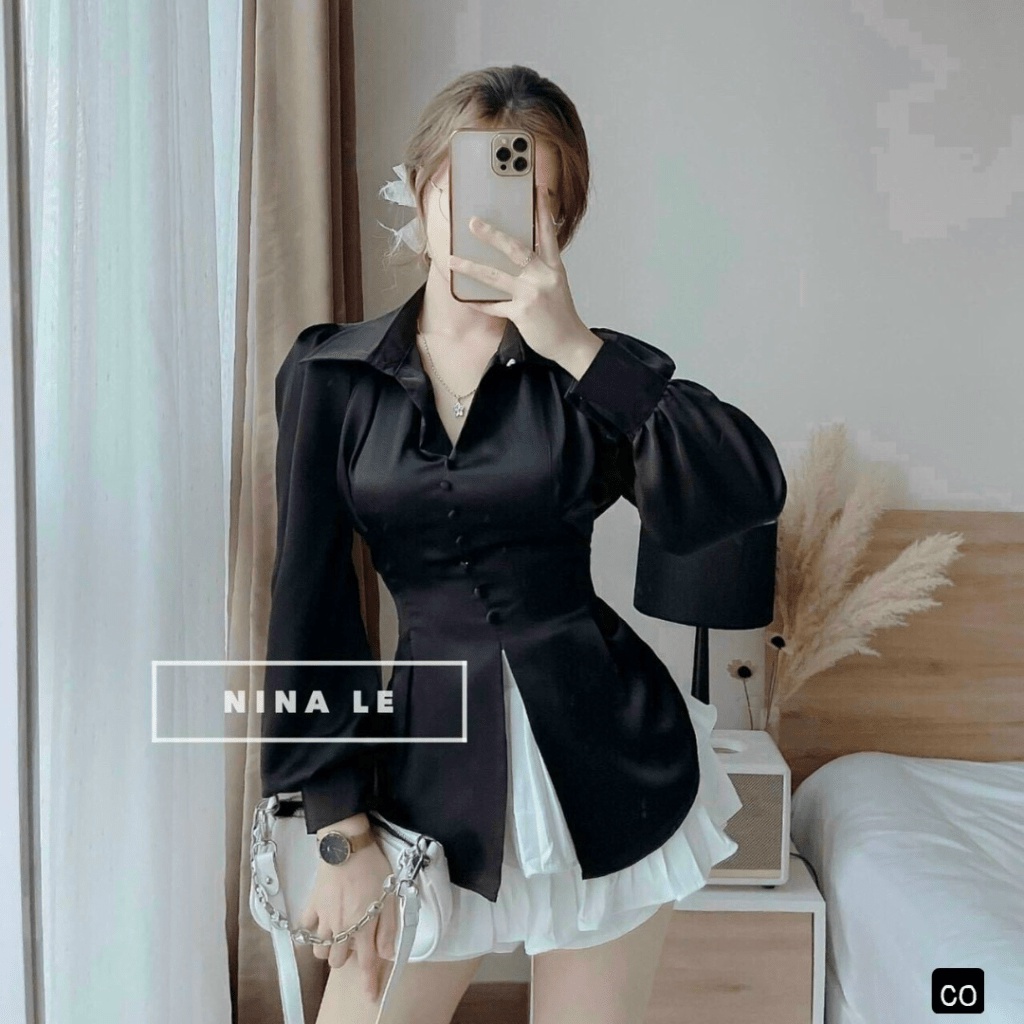 (Free ship) Sét Áo Phi Mờ Váy Kate Mới Ra Kho Mặc Đi Chơi Đi Tiệc Siêu Bắt Mắt UP HHP Fashion