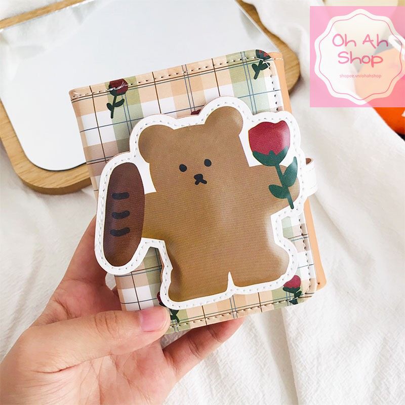 🍓 Ví da PU ngắn đựng thẻ dễ thương cho nữ | BigBuy360 - bigbuy360.vn