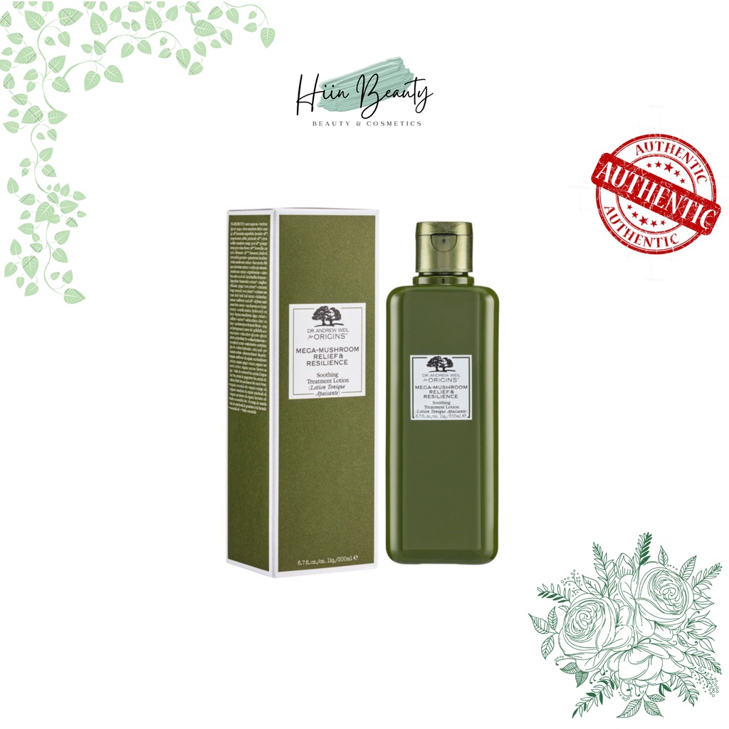 Toner nấm ORIGINS MEGA MUSHROOM RELIEF & RESILIENCE Soothing Treatment Lotion 200ml