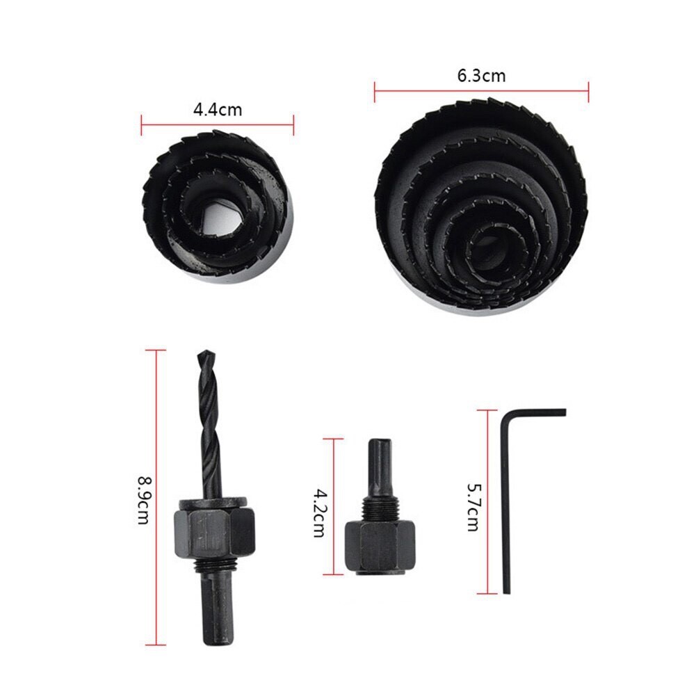 Bộ Khoét Lỗ Gỗ - Thạch Cao 11 Chi Tiết.