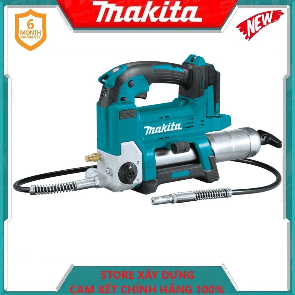 MÁY BƠM MỠ DÙNG PIN 18V 69MPA MAKITA DGP180Z- HÀNG CHÍNH HÃNG