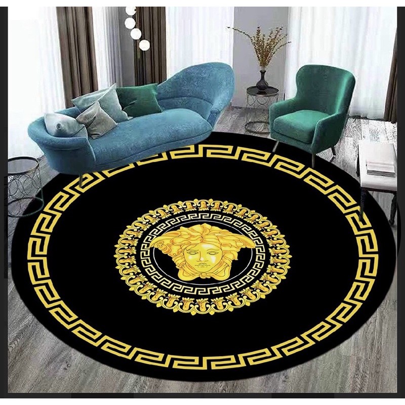 Thảm tròn bali 💖1mx1m💖 thảm bali tròn, miếng trải sàn