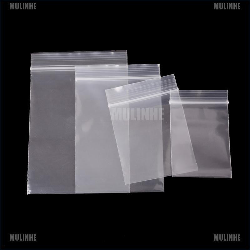 Set 100 túi zip nhựa dày 0.12mm