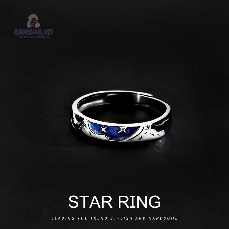 ✨✨Nhẫn Đeo Tay Cao Su Họa Tiết Ngôi Sao Thời Trang Cho Nam