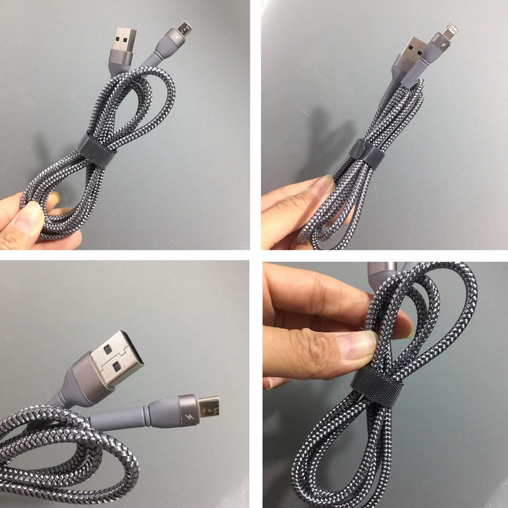 Cáp sạc và truyền dữ liệu Micro /  type-C/ L remax RC124 - Màu ngẫu nhiên