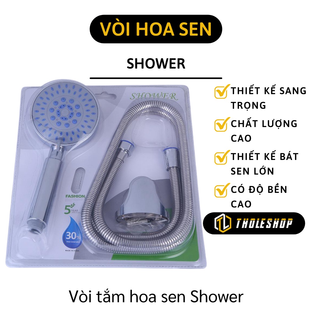 Vòi Tắm Hoa Sen - Bộ Vòi Tắm Shower Có Bát Sen Lớn Tạo Cảm Giác Thoải Mái 4599