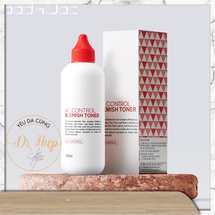 Toner cho da dầu mụn GOODNDOC AC CONTROL BLEMISH TONER 150ml
