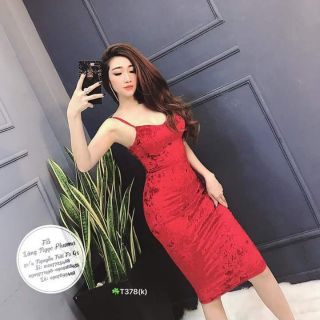 Đầm body đan dây