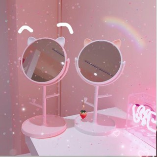 [Cute Girl]  Gương Để Bàn Màu Sắc Đơn Giản Dễ Thương. - Phụ Kiện Nữ