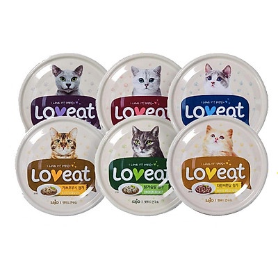 160g - Pate Love eat REB LABEL dành cho Mèo con và mèo trưởng thành nhập khẩu Hàn Quốc
