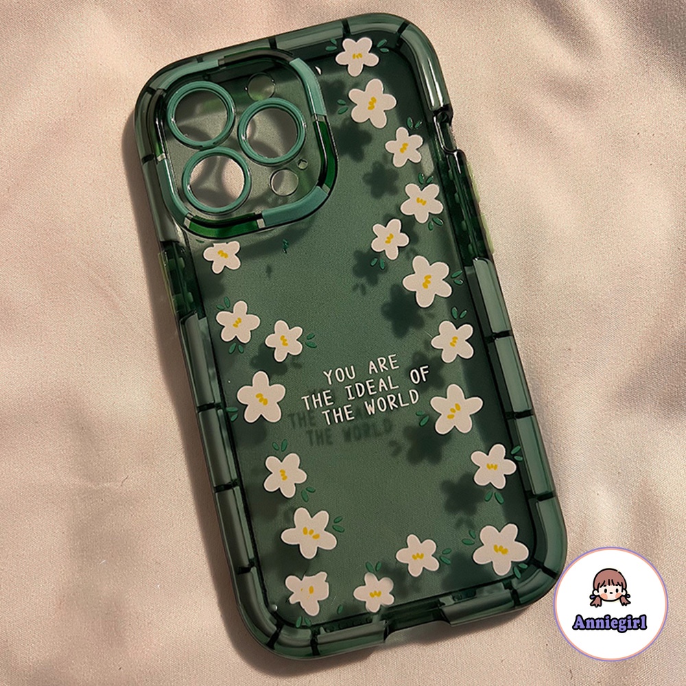 Ốp Điện Thoại TPU Mềm Trong Suốt Chống Sốc Chống Mồ Hôi In Họa Tiết Hoa Cúc Dạ Quang Cho IPhone 13 12 11 Pro Max