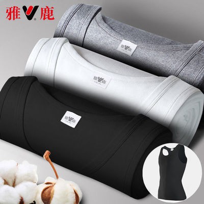 Set 3 áo thun ba lỗ nâng cơ thể cho nam 100% cotton
