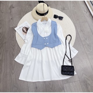Set Áo Babydoll Mix Yếm Cá Tính