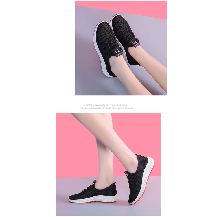 Giày sneaker thể thao nữ thoáng khí mới nhất Validep03 V197