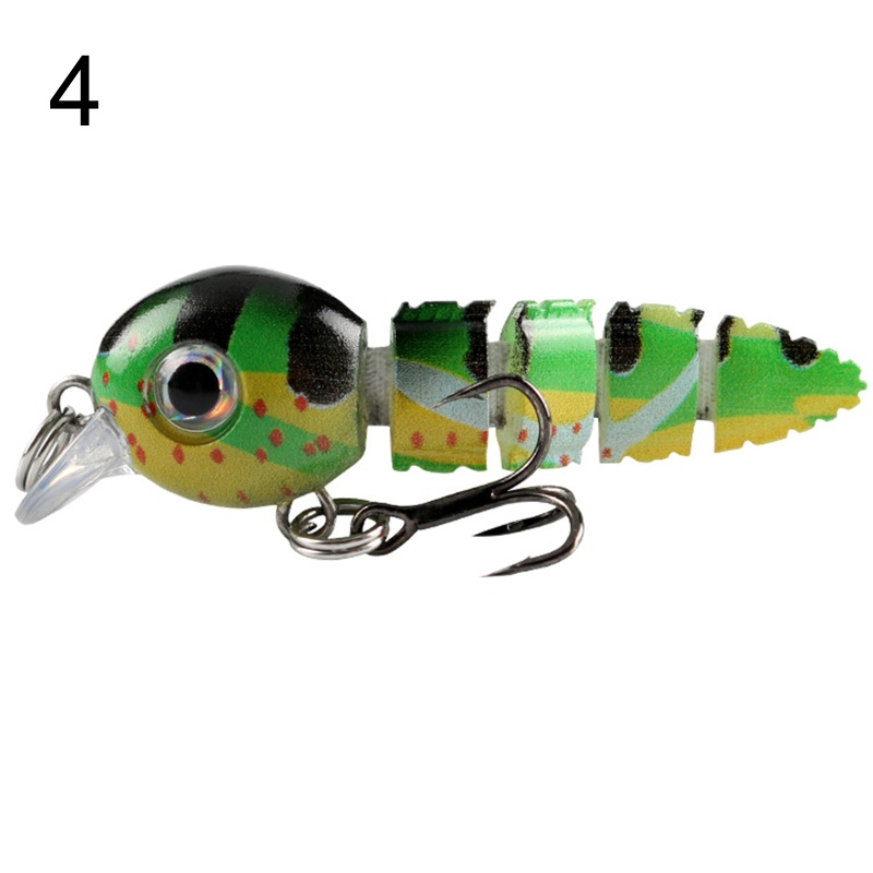 Qq * Mồi Câu Cá Nhân Tạo Nhiều Phần Có Khớp Nối Với Phao Bơi 3D Sống Động Như Thật