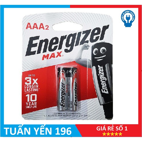 Pin Energizer AAA Siêu Bền (Pin Tiểu/ Pin Đũa)