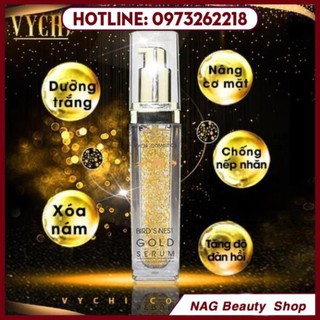 Serum dưỡng da tinh chất vàng gold bird's nest serum - serum vàng tinh chất 24k/serum dưỡng da