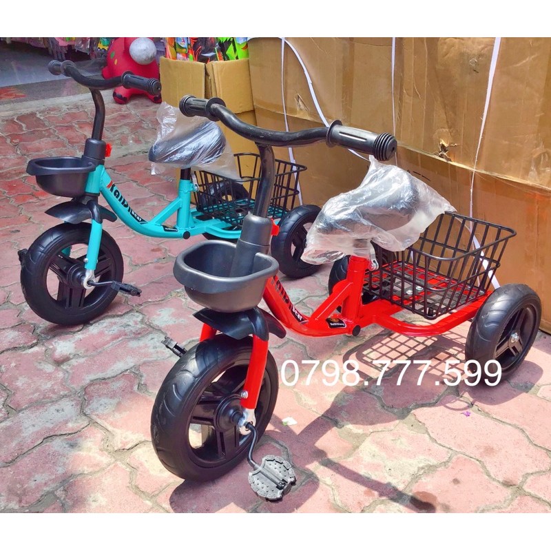 Xe xích lô trẻ em có rổ sau
