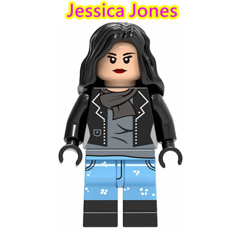 Bộ đồ chơi lắ́p ráp Lego mô hình nhân vật Marvel Avengers Endgame SpiderMan Jessica Jones Luke Cage Hyperion