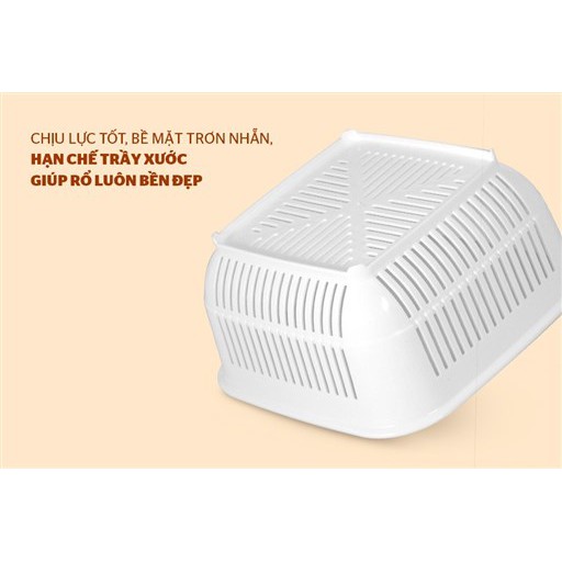 BỘ 5 rổ đựng thực phẩm BIOZONE 16CM KB-BA5B01W