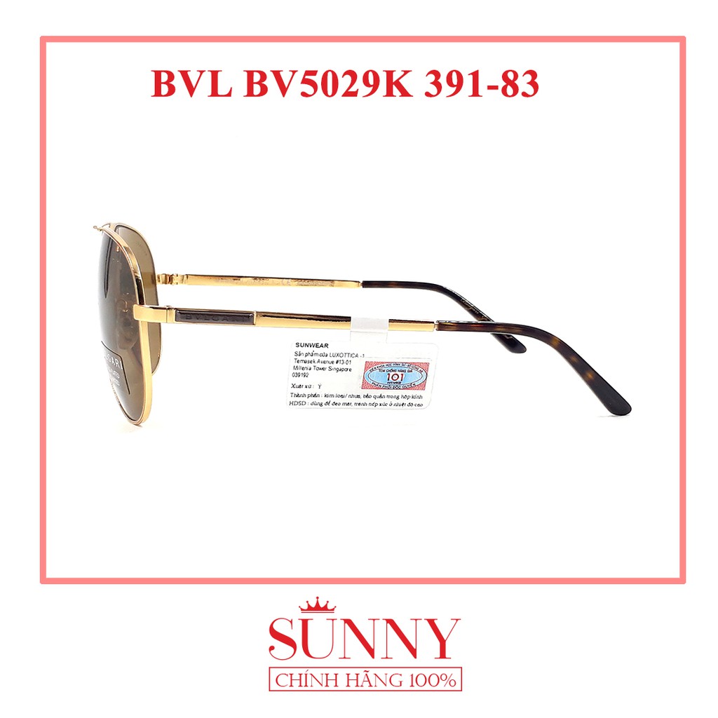Kính mát Bvlgari BV5029K - chính hãng Korea