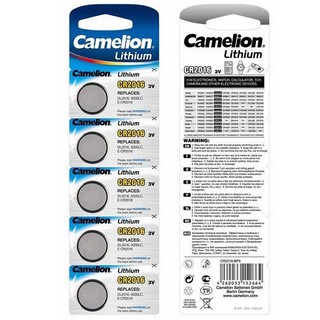 Vỉ 5 Pin Lithium Battery 3V Camelion CR2016