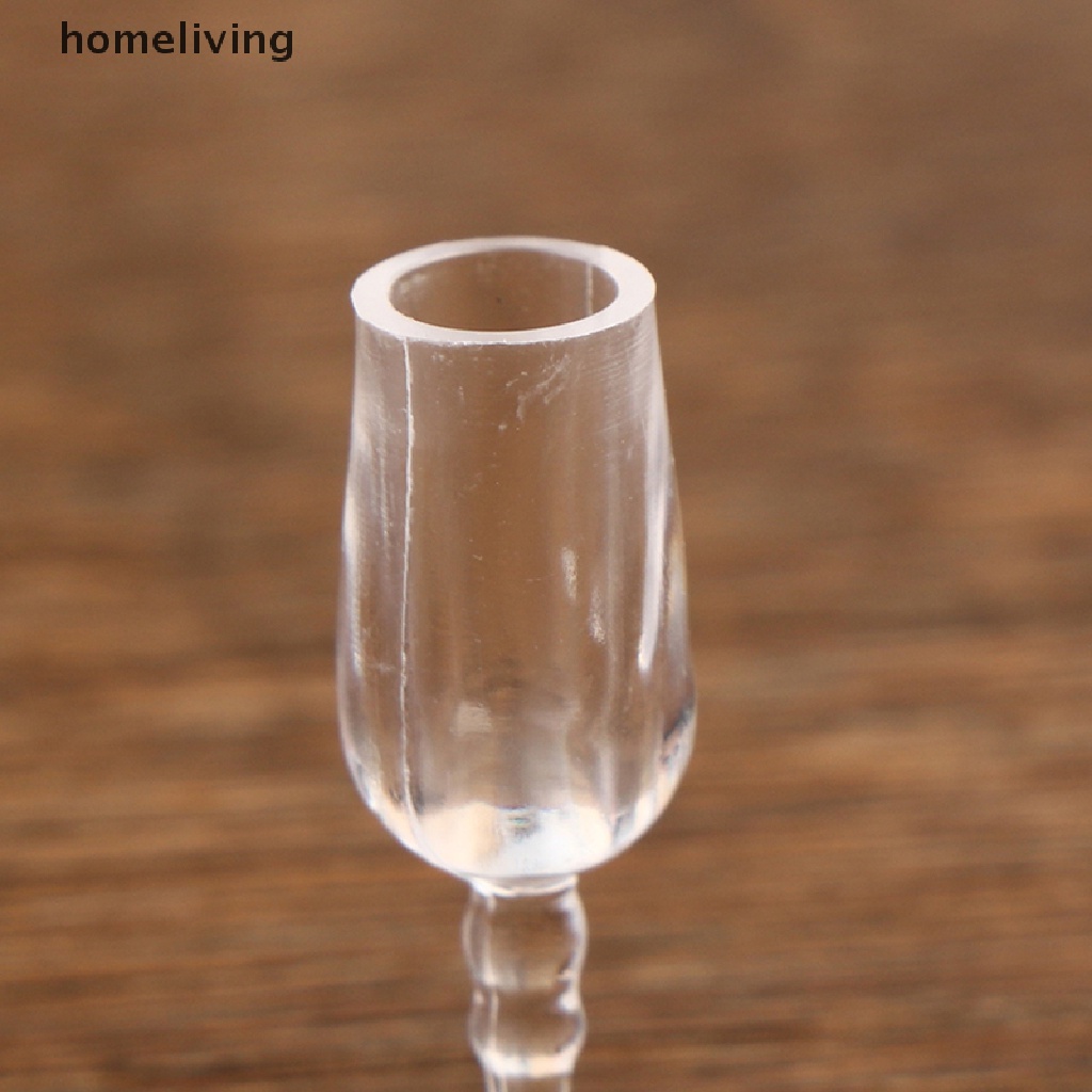 Set 6 Ly Thủy Tinh Uống Rượu Vang Cho Nhà Búp Bê