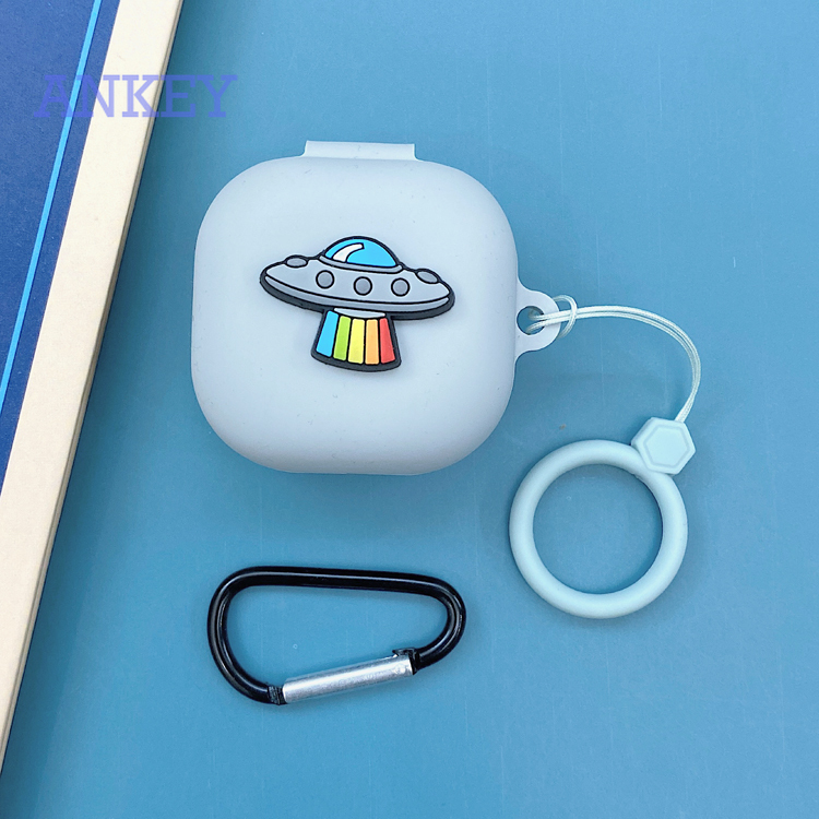 Samsung Galaxy Buds 2 / Buds Pro / Buds Live Hộp Đựng Tai Nghe Bằng Silicone Mềm Chống Sốc Chống Sốc Có Móc Treo Cho Samsung Galaxy Buds Live / Buds+ / Buds Plus