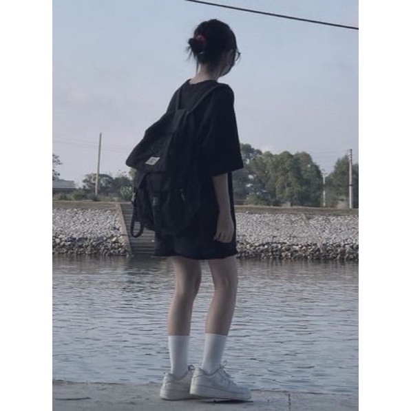 ÁO THUN KIRKLAND ĐEN / COTTON 100% / 5H1T