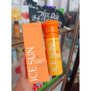Xịt lạnh chống nắng icesun cam nha đam