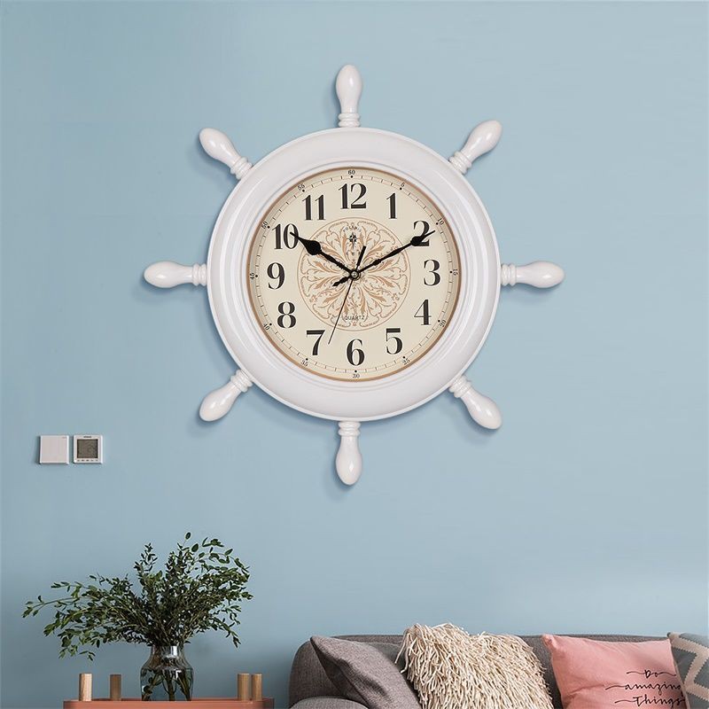 Polaris phong cách Bắc Âu đồng hồ treo tường phòng khách tắt tiếng ngủ sáng tạo ăn đơn giản