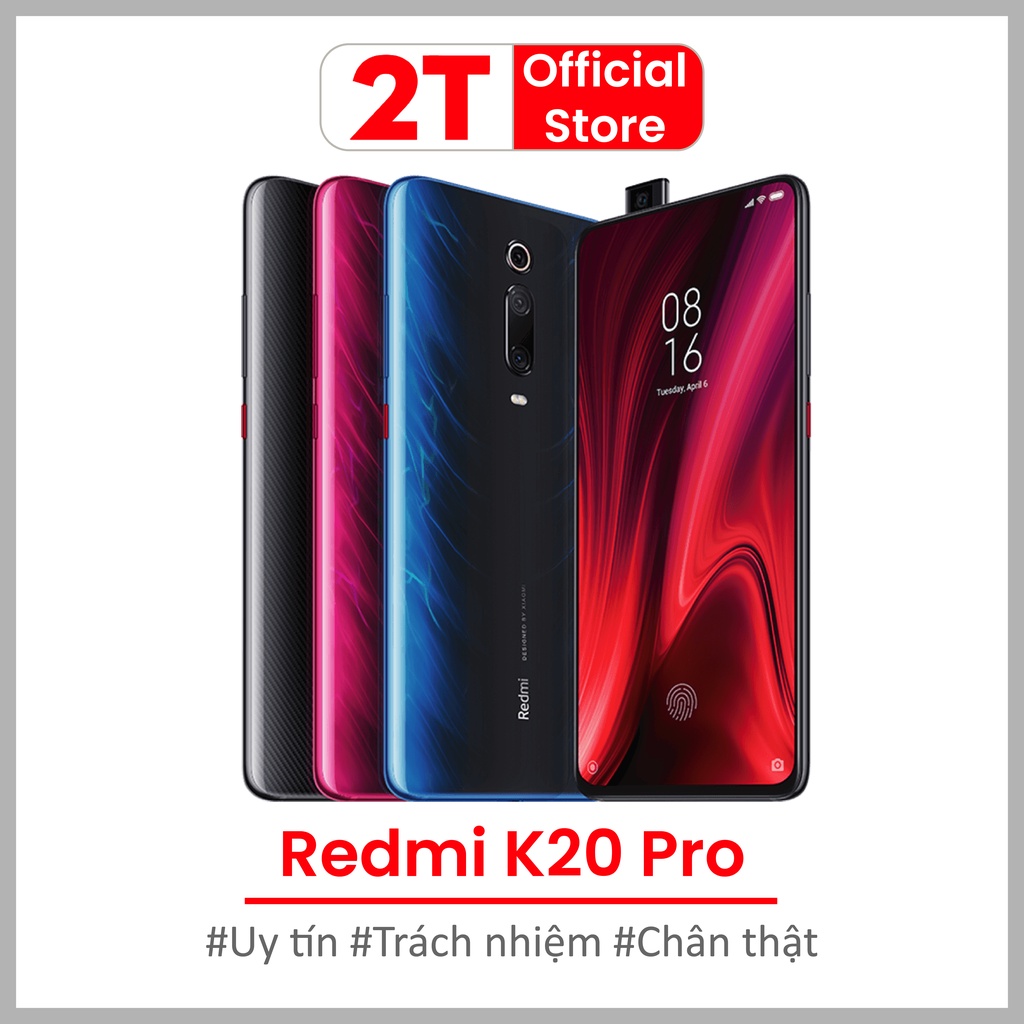 Điện thoại Xiaomi Redmi K20 Pro, thiết kế cao cấp hai mặt kính, màn hình Super Amoled Fullview, camera selfie Pop-up