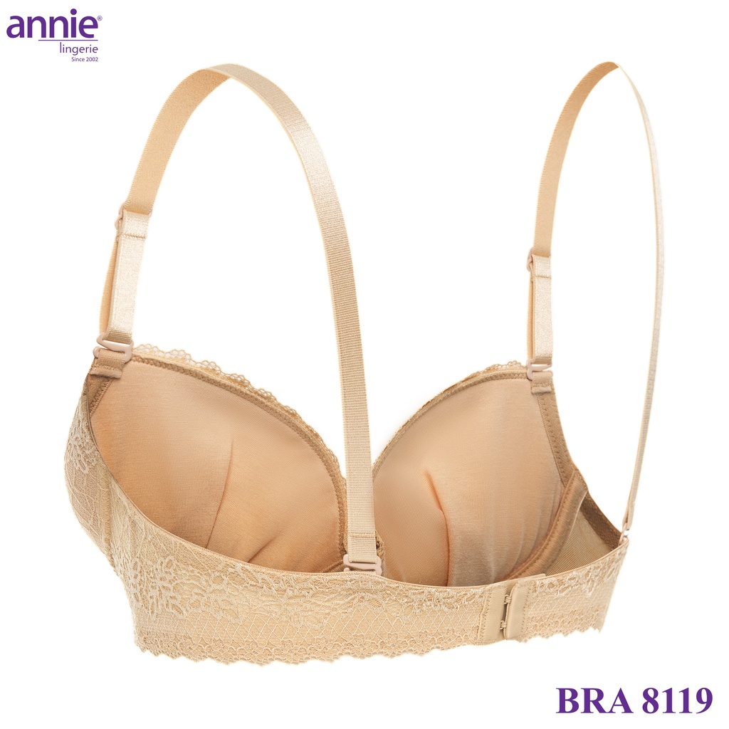 Áo Ngực Mouse Dày Phối Ren Cao Cấp annie bra 8119 nâng ngực Sexy, tạo khe gợi cảm, sang trọng, quyến rũ hợp thời trang