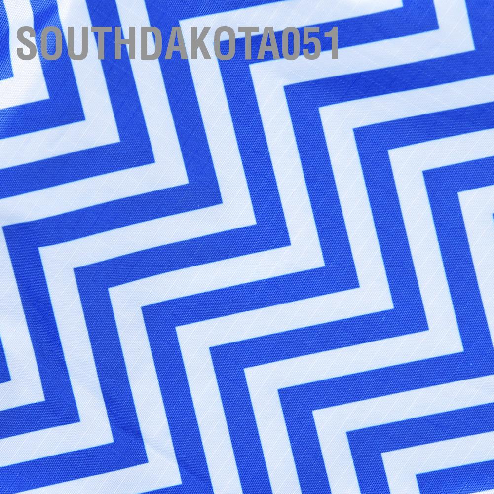 Hàng Sẵn Cover túi đựng gậy golf che mưa chống nước bọc túi hàng không golf tiện lợi Sọc trắng xanh【Southdakota051】