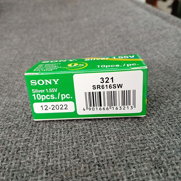 [SALE] Pin Đồng Hồ Sony SR616SW – Pin 321 chính hãng