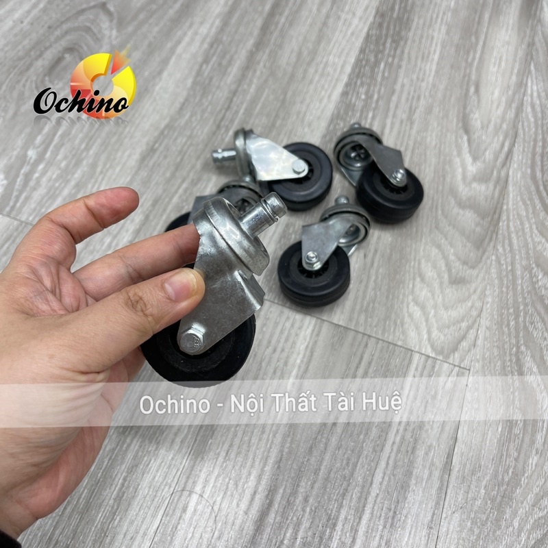 Bánh xe chân ghế xoay, bánh Xe Ghế Xoay Văn phòng màu đen ( gồm 5 bánh 1 bộ)