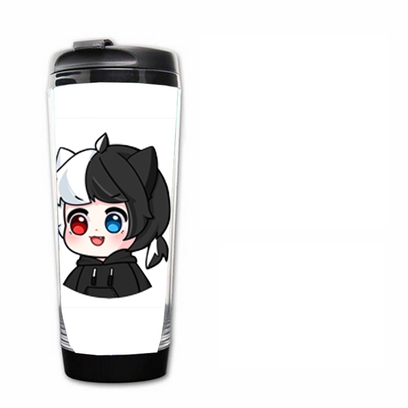 Bình nhựa đựng nước in hình HERO TEAM Simmy Phong cận Siro Mr Vịt Sammy Đào Kairon Kamui chibi anime