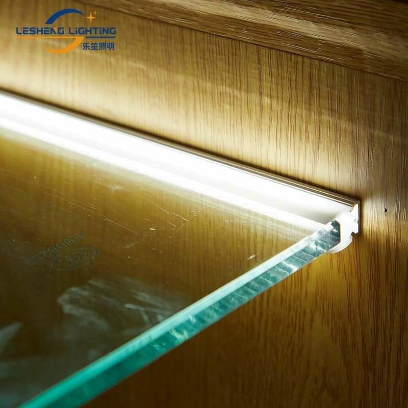 THANH NHÔM KẸP KÍNH GẮN THANH LED 1 MÉT