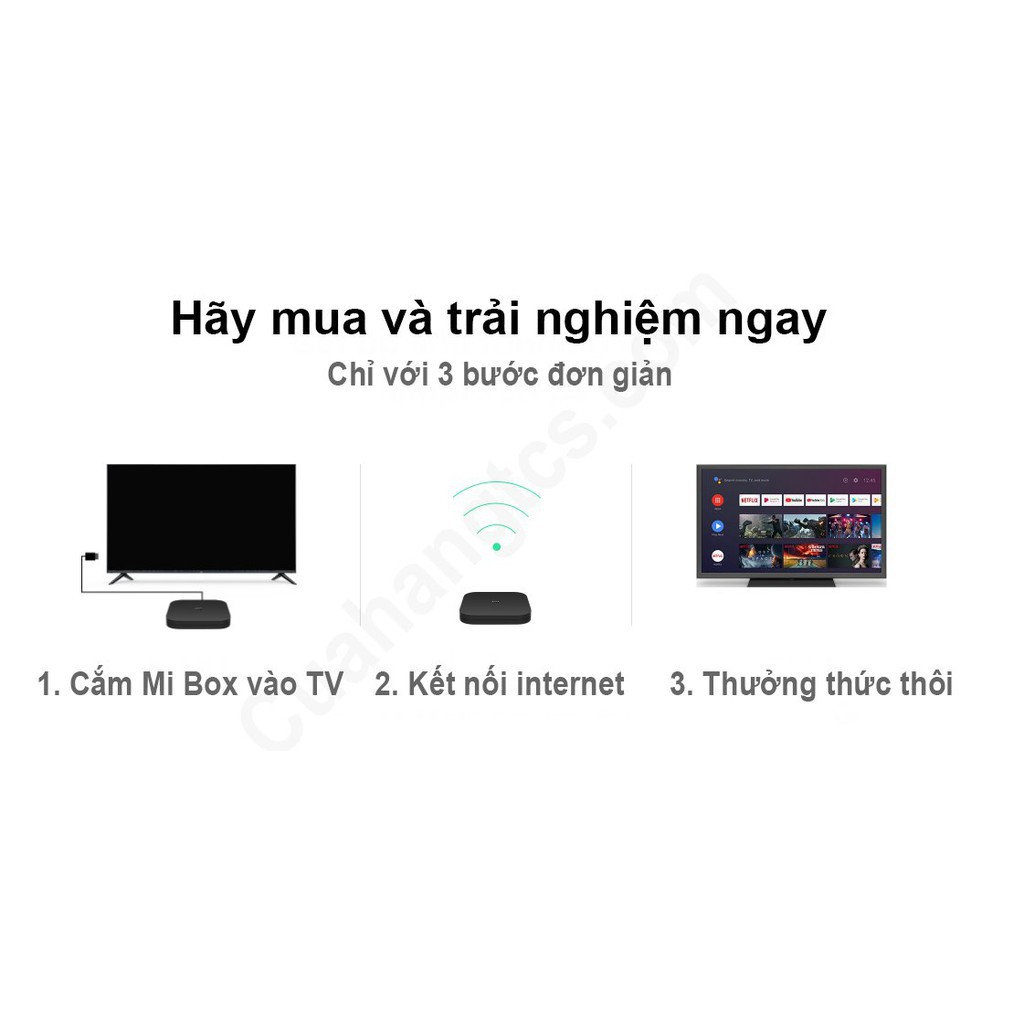 Đầu Android TV MIBOX S 4K QUỐC TẾ 2019 | BH 12 tháng